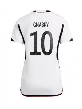 Deutschland Serge Gnabry #10 Heimtrikot für Frauen WM 2022 Kurzarm